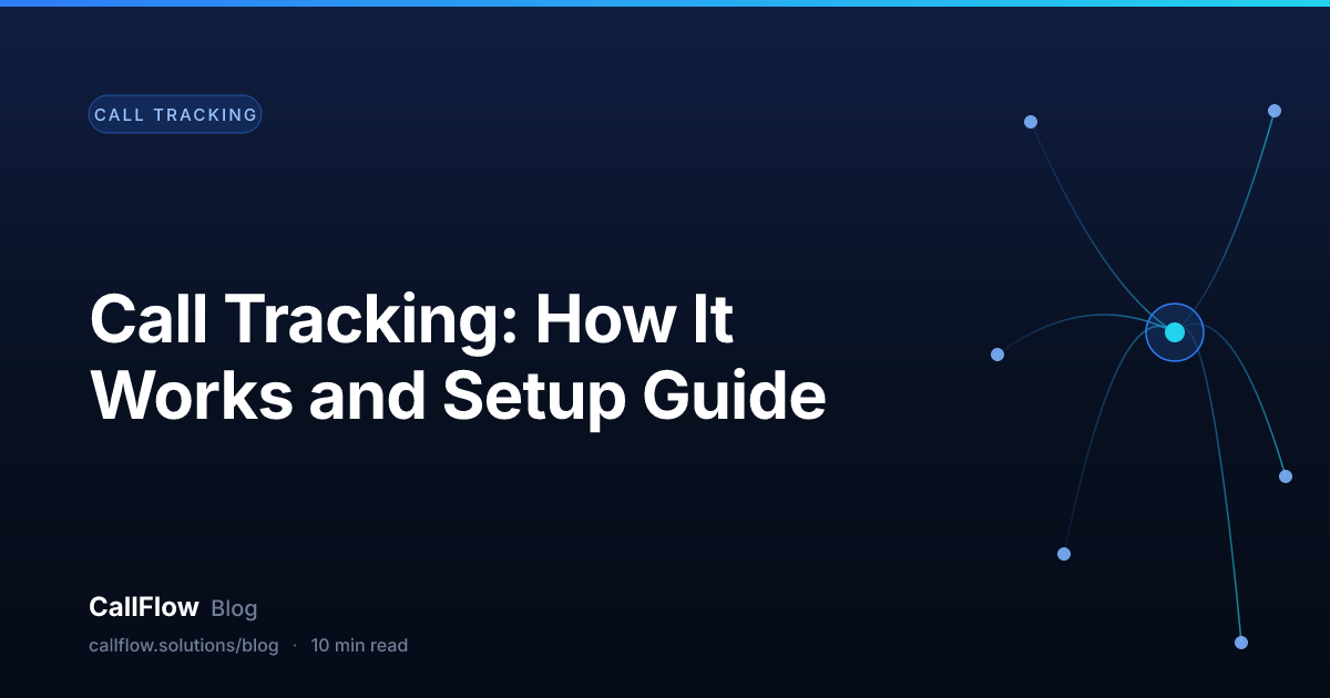 Call Tracking: How It Works and Setup Guide – Call Tracking article from the CallFlow blog