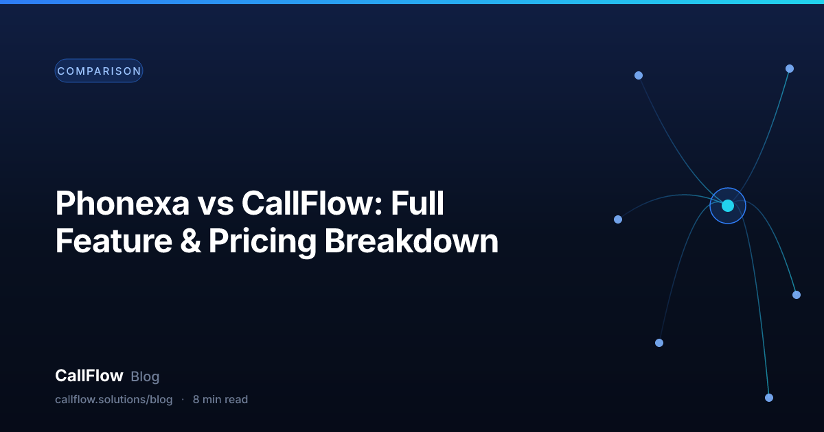 Phonexa vs CallFlow: Full Feature & Pricing Breakdown – Comparison article from the CallFlow blog